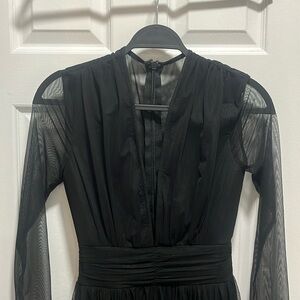 Bodysuit Sheer Dress